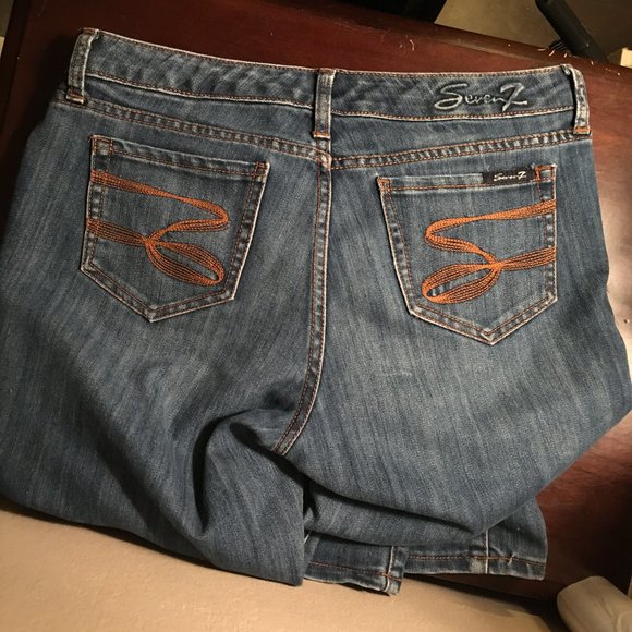 SEVEN7 STUDIO High-Rise Flare Jeans - Picture 8 of 16